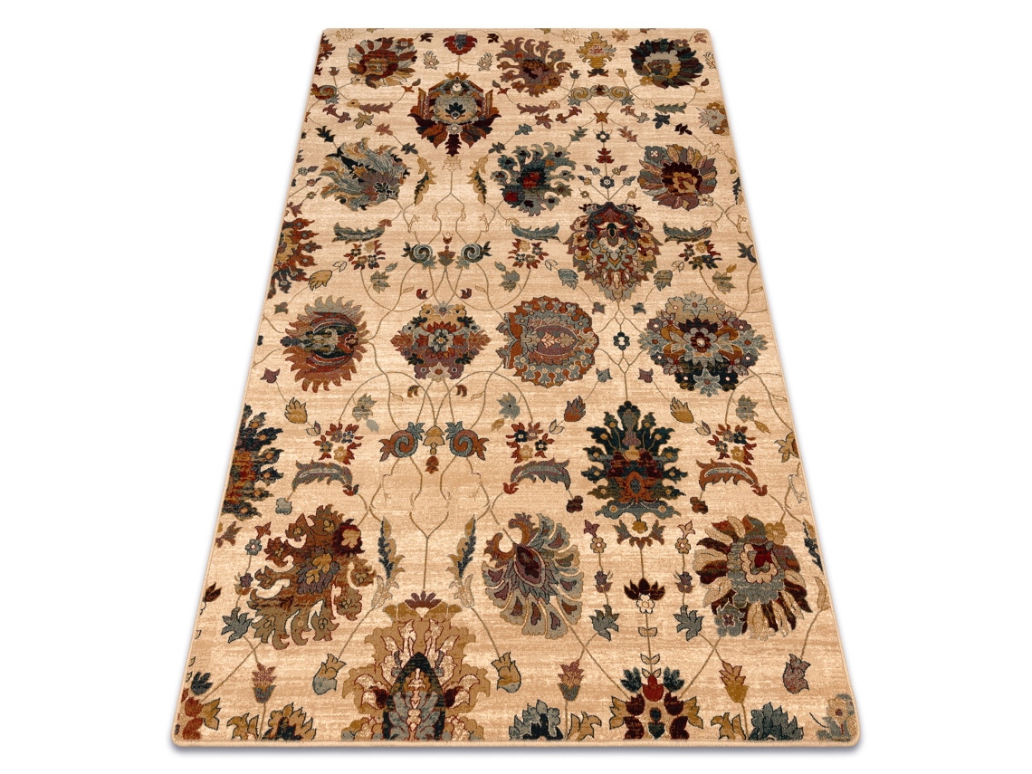 Alfombra de Lana Superior Latica Color Crema (200 x 300 cm)
