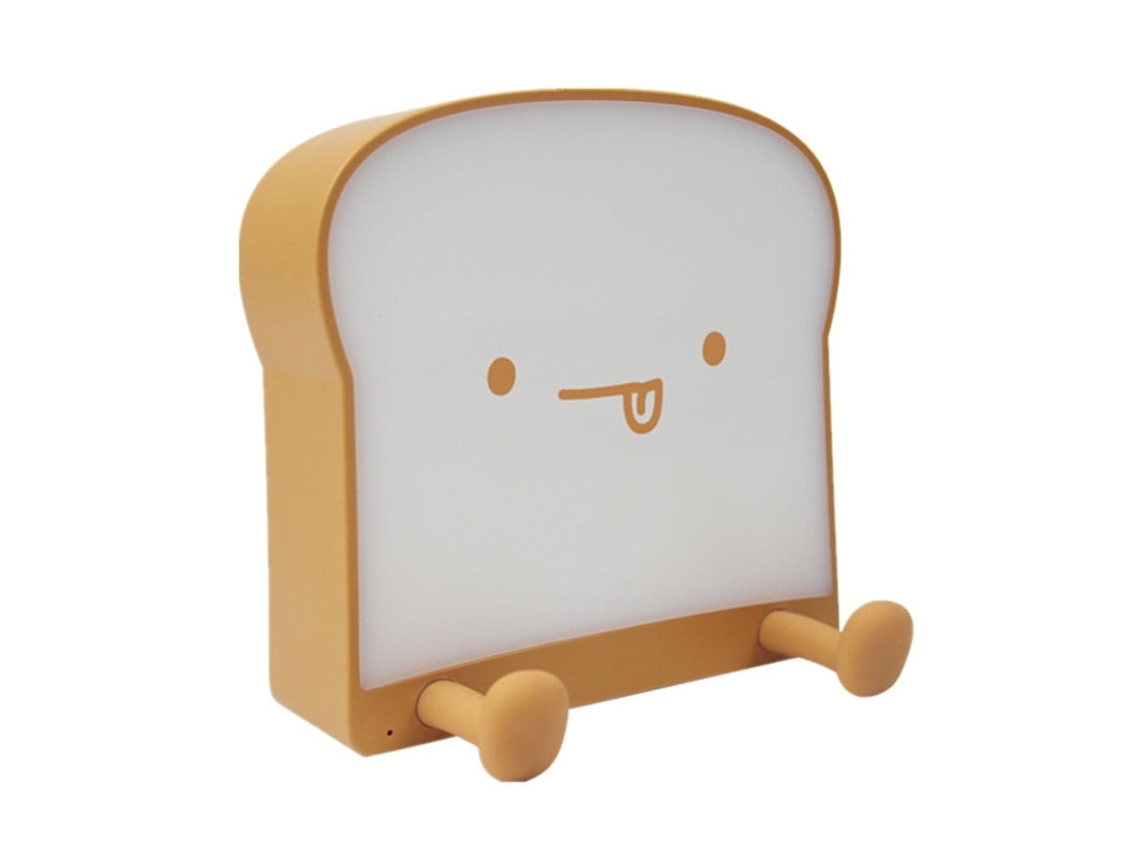Lámpara De Noche Led Con Forma De Tostada, Recargable, Con Temporizador, Portátil, Ideal Para El Dormitorio - Greedy