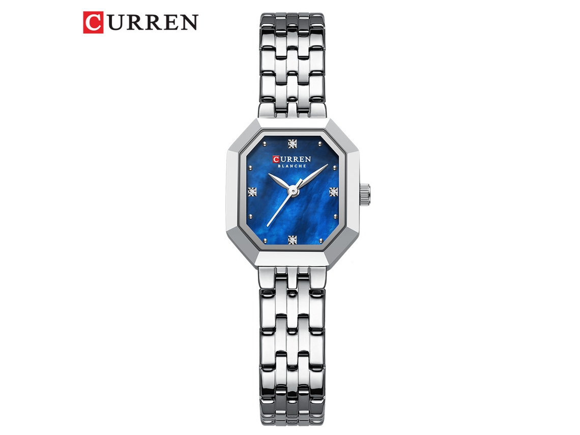 Elegante Reloj De Mujer Con Esfera De Nácar, Sofisticado Y Colorido.