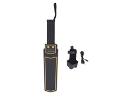 Detector De Metales Portátil De Alta Sensibilidad Con Alerta Visual Y Sonora, Recargable, Para Aeropuertos, Escuelas, Museos, 5v1a