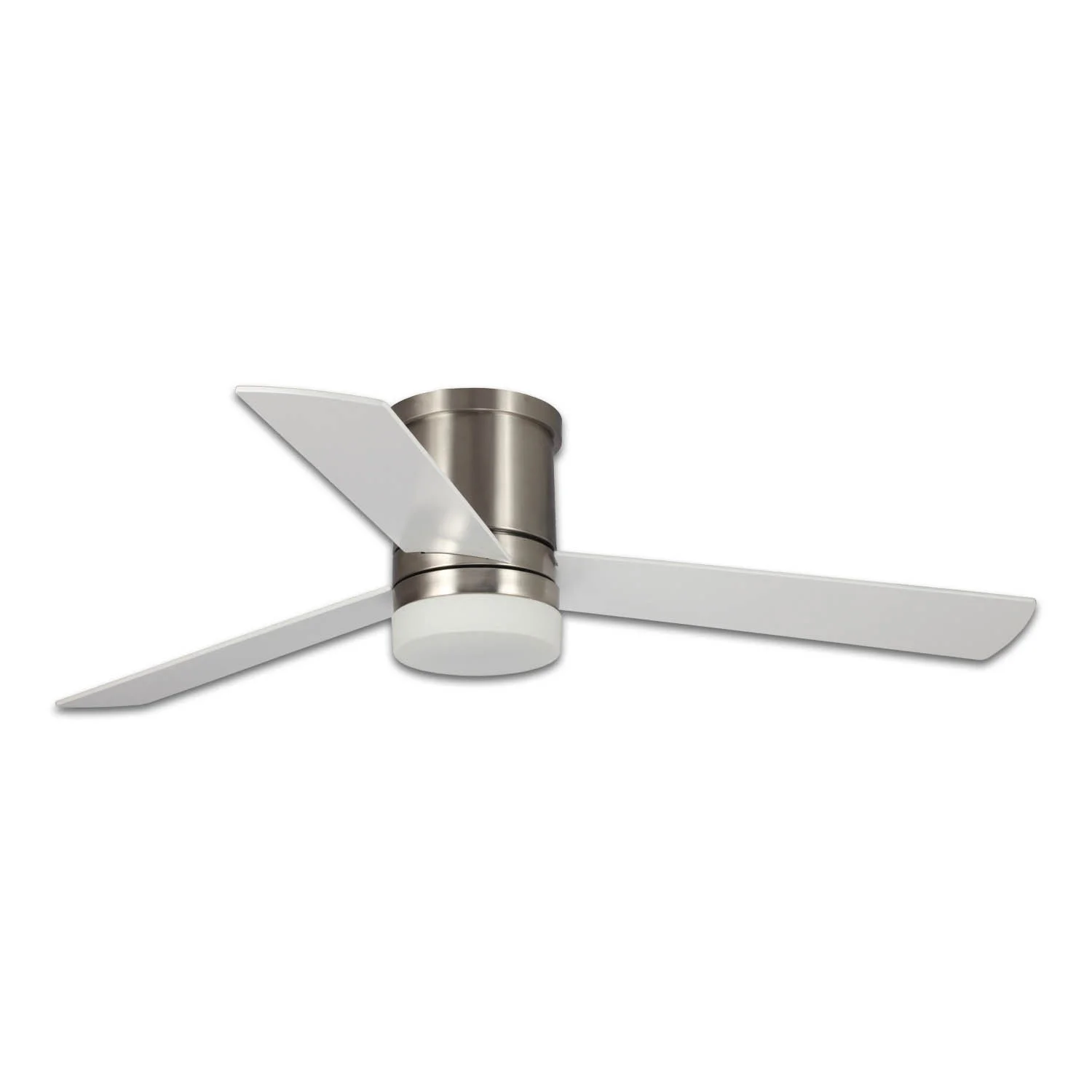 LÚZETE Ventilador de Techo 18 W Regulable Níquel Satinado Naysa