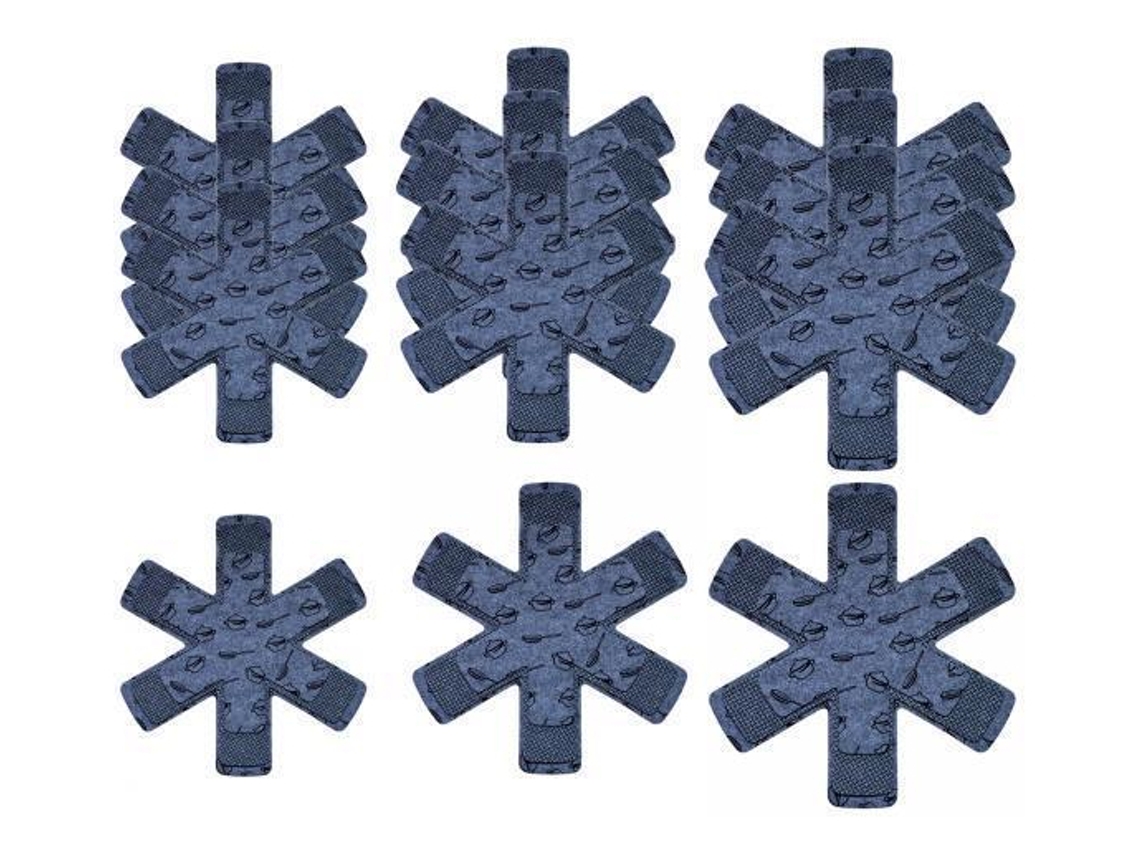 Protectores de ollas grises Protectores de utensilios slowmoose