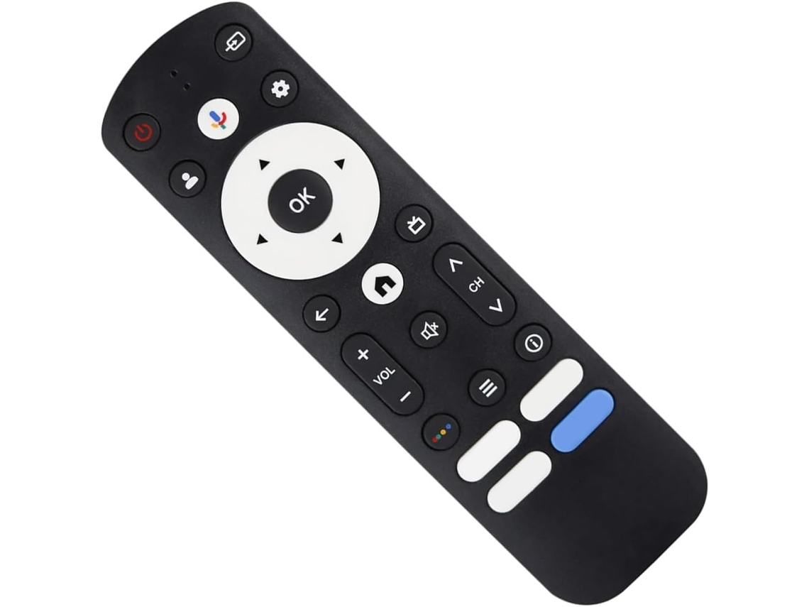 Control Remoto Con Función De Streaming Y Botón De Acceso A Vídeo Para Televisores 4k.