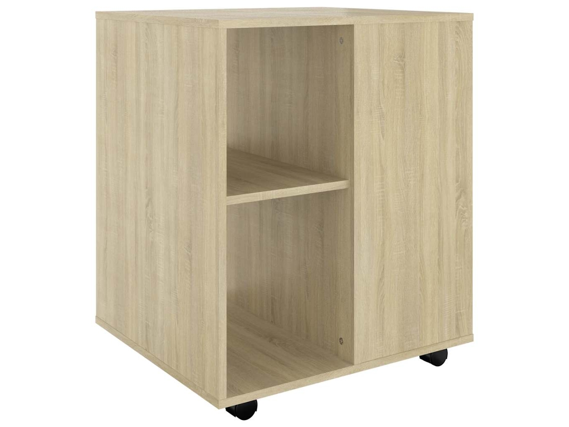 Muebles con ruedas exclusivos de roble de Sonoma Maison, fabricados con derivados de madera (60 x 53 x 75 cm)