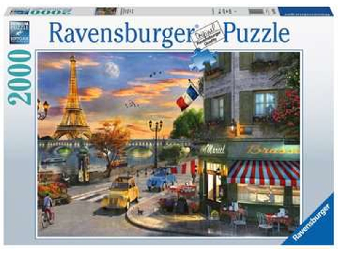 Puzzle RAVENSBURGER Paris Sunset rompecabezas 2000 pieza(s) Paisaje