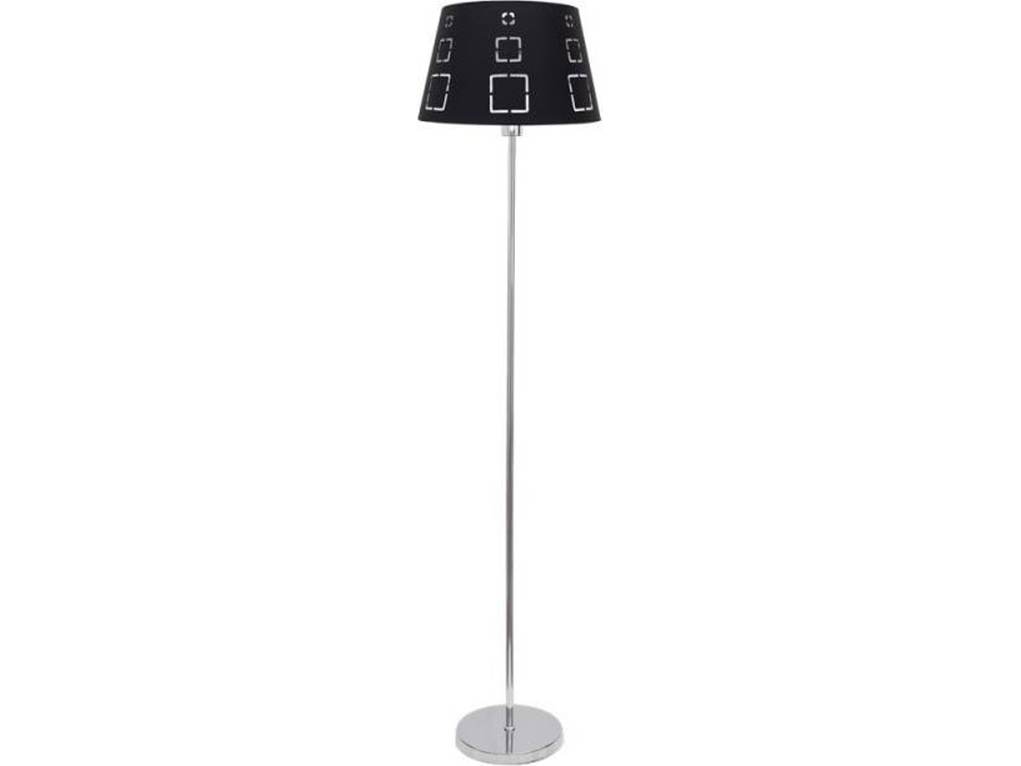 Lámpara de Pie FABRILAMP Celaya (Negro - E27 - Máx. 60W - Metal - Tela)