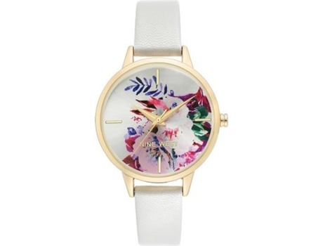 Reloj NINE WEST Mujer (Piel - Blanco)