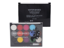 Set de maquillaje de 15 colores, no tóxico y soluble en agua