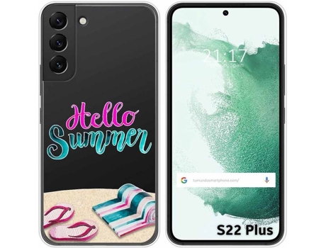 Carcasa Samsung Galaxy S22 Plus 5G TUMUNDOSMARTPHONE Dibujos Transparente Summer Multicolor