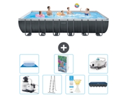 Intex Piscina Ultra Xtr Retangular - 732x366x132 Cm - 8-peças S616