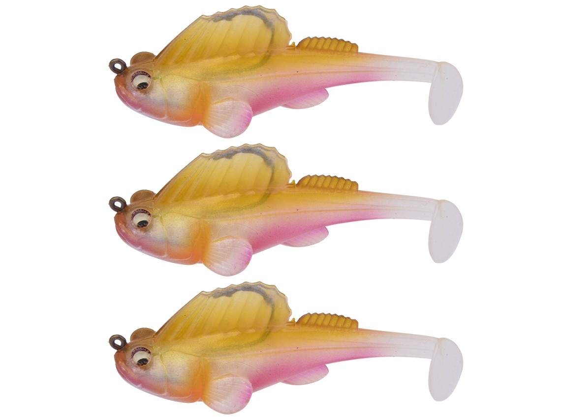 Juego De 3 Señuelos Artificiales Fat Head Swimbaits Para Pesca, Accesorios 002