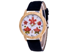 Reloj De Pareja Casual De Cuarzo Con Correa De Jean Simple Zhoulianfa Negro