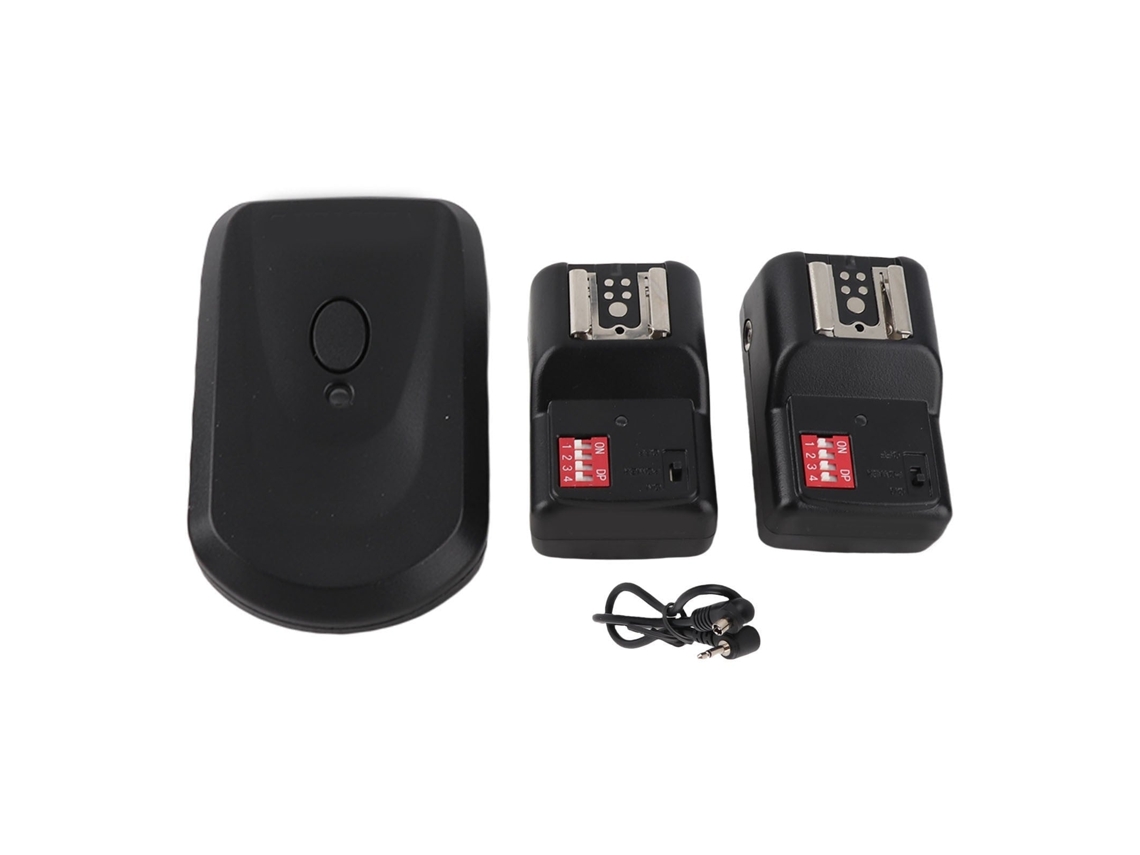 2026-trigger Flash Inalámbrico Y Cable Sync, Set Completo Transmisor Para Flash