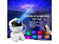 Proyector Star Galaxy Con Control Remoto, Lámpara De Aurora Boreal, 8 Opciones De Color De Luz. Czhhmart