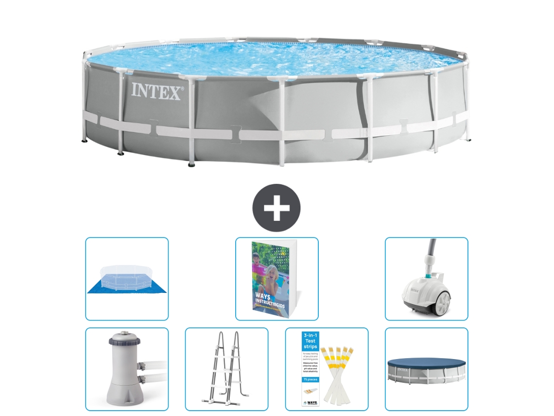 Intex Piscina Prism Frame Redonda - 457x107 Cm - 8-peças S616