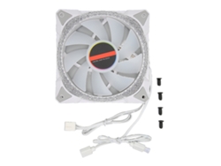 Ventilador De Gabinete Rgb De 12cm Con 9 Aspas, 4 Pines Y 3 Pines, Refrigeración Silenciosa Para Computadoras, Para Oficina Y Hogar
