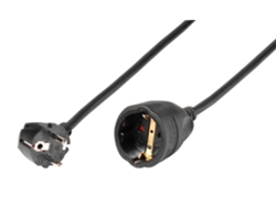 Alargador 6T VIVANCO 1T M-F 3M (Negro)