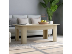 Mesa de Centro Apoyo 100X60X42 cm Contrachapado Color Roble Sonoma
