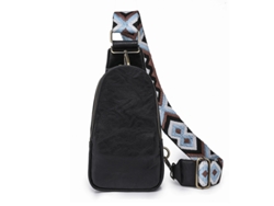 Bolso Bandolera De Piel Pu Para Mujer, Multiusos, Negro Digitallab