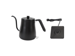 Hervidor Eléctrico Con Cuello De Cisne, 800 Ml, 1000 W, Acero Inoxidable 304, Apagado Automático, Color Negro.