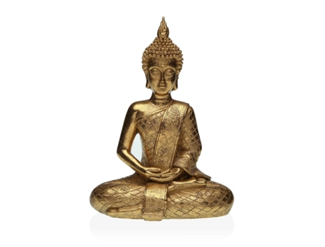 Figura Decorativa VERSA Dorado Buda 12 x 29 x 21 cm Resina