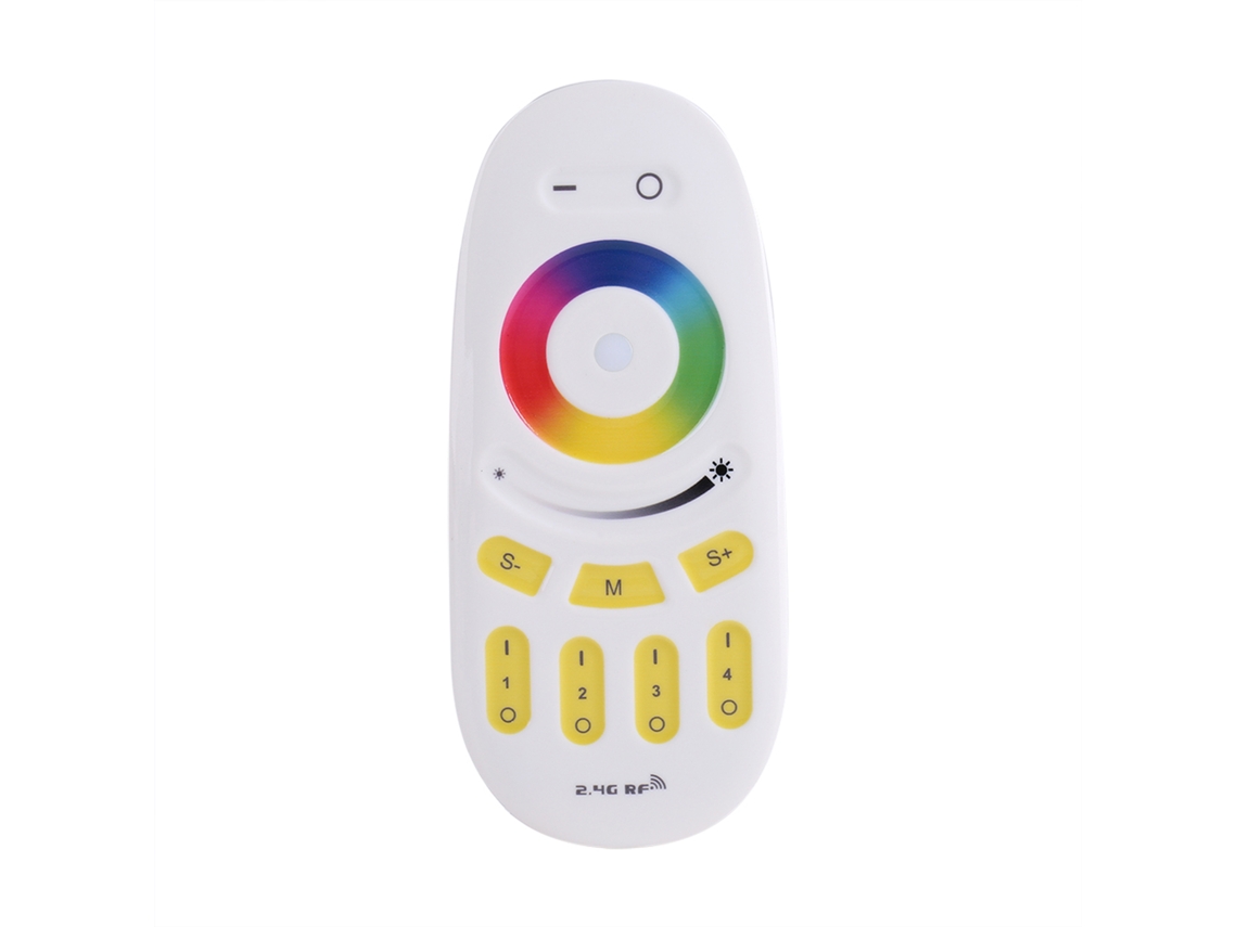 2026-control Remoto Inalámbrico 2.4g De Pantalla Táctil 4 Zonas Para Bombillas Led Rgbw Milight