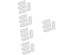 100 Clips Autoadhesivos Para Cables De Pared