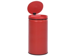 Abridor de botellas automático con tapa vidaxl, 60 L, acero, negro