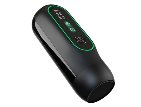 Copa masturbadora telescópica automática de succión real para hombres (negro) VEANXIN