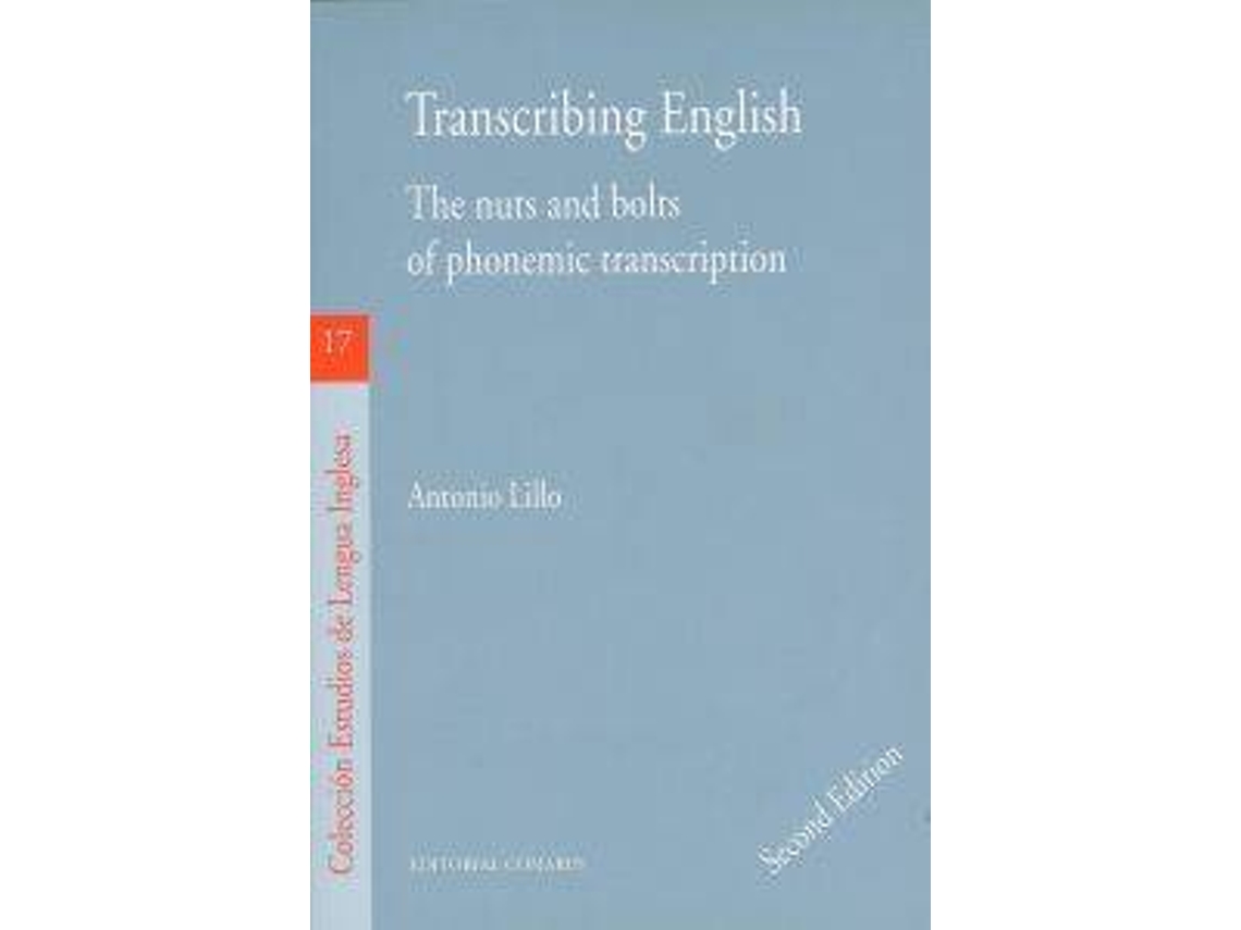 Libro Transcribing English. de Antonio Lillo (Español)