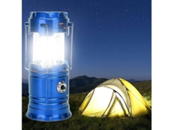 Lâmpada Led Portátil Para Camping, Alimentada Por Energia Solar E Usb, Superbrilhante, Funciona Com Pilhas.