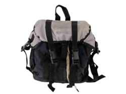 Mochila escolar infantil para viajes al aire libre, con sistema antirrobo, grande y moderna, de color negro.