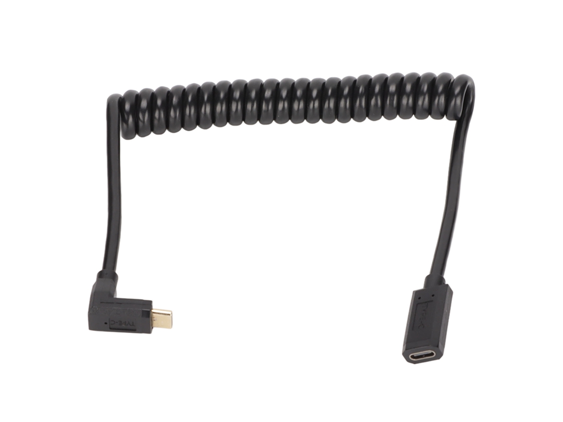 Cable USB-C 2026dn hembra a macho 4k 60hz 3a 10gbps 1.2m Mola Helical USB 3.1