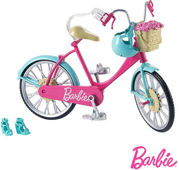 Barbie Bicicleta Accesorios muñeca mattel dvx55 bike edad 3