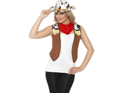 Disfraz de Mujer DISFRAZZES Kit Salvaje Oeste: Chaleco, Pañuelo Y (Talla: M)