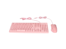 Combo de teclado y ratón con cable: ergonómico, resistente al agua, RGB, 6 niveles de DPI ajustables.