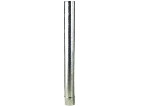 Wolfpack tubo estufa acero galvanizado ø 120 mm, ideal estufas de leña, chimenea, alta resistencia, conducto humos