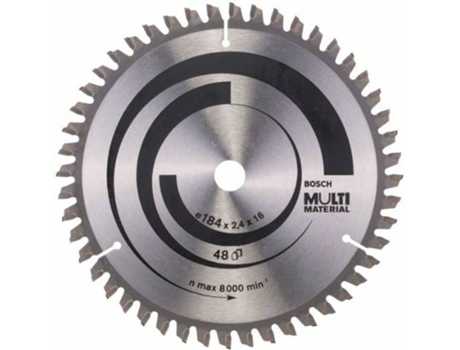 Disco de Sierra Circular BOSCH Multi Material 184x16x2.4 mm - 48