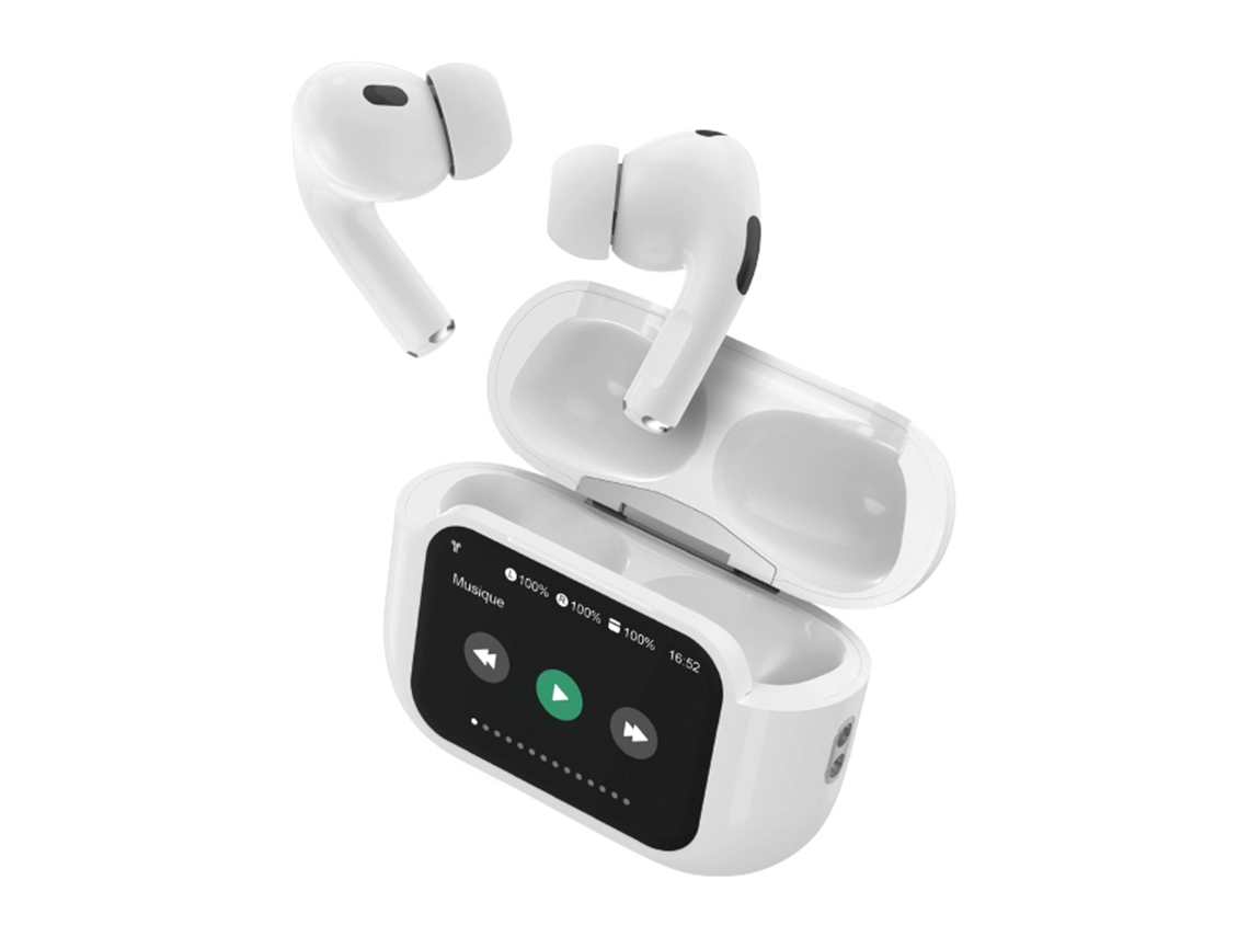 Auriculares Bluetooth 5.3 Con Estuche De Carga Con Pantalla Táctil De 1.65''