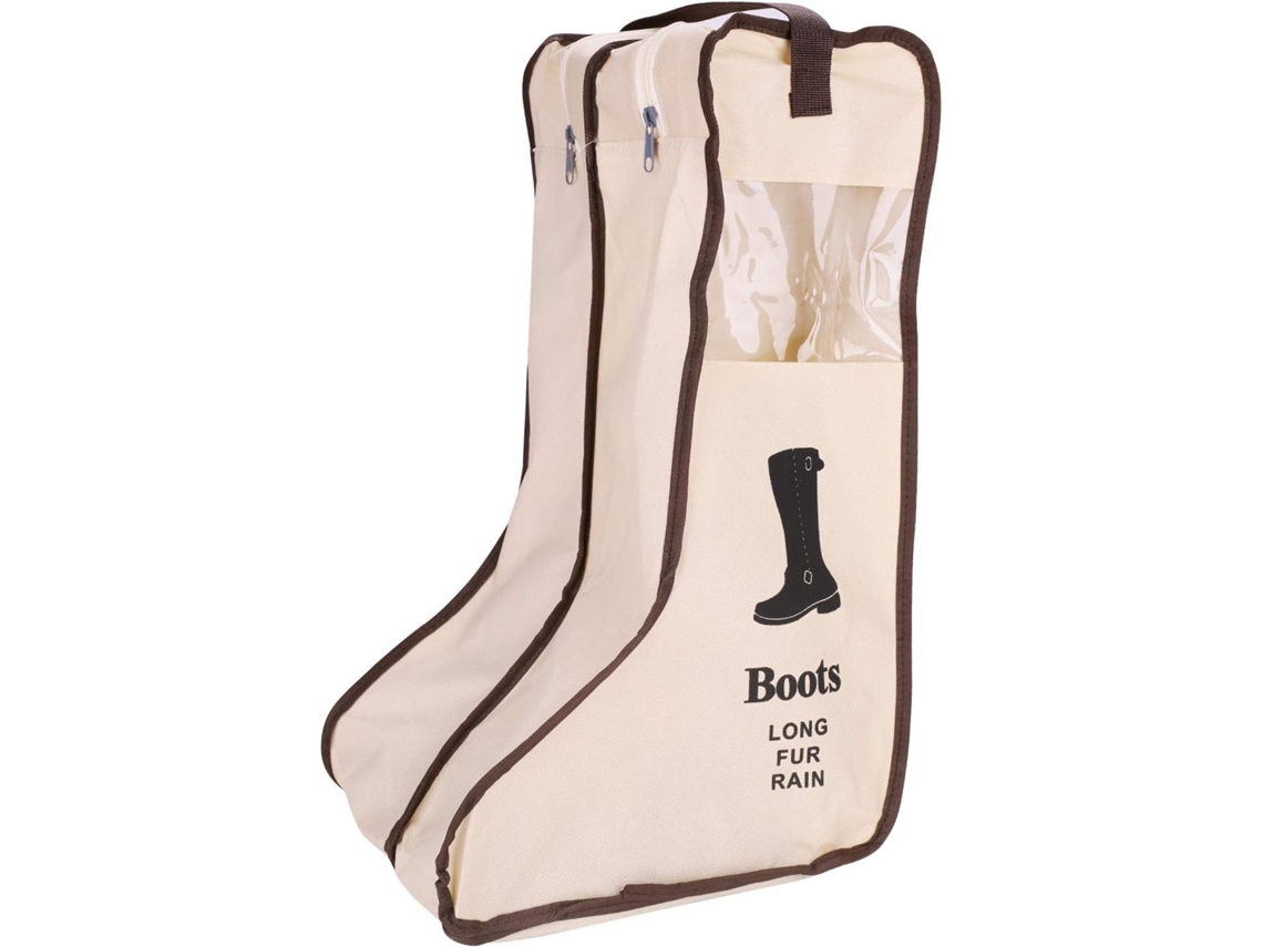 Bolsa de almacenamiento portátil para botas cortas, visible, impermeable y a prueba de polvo, para zapatos