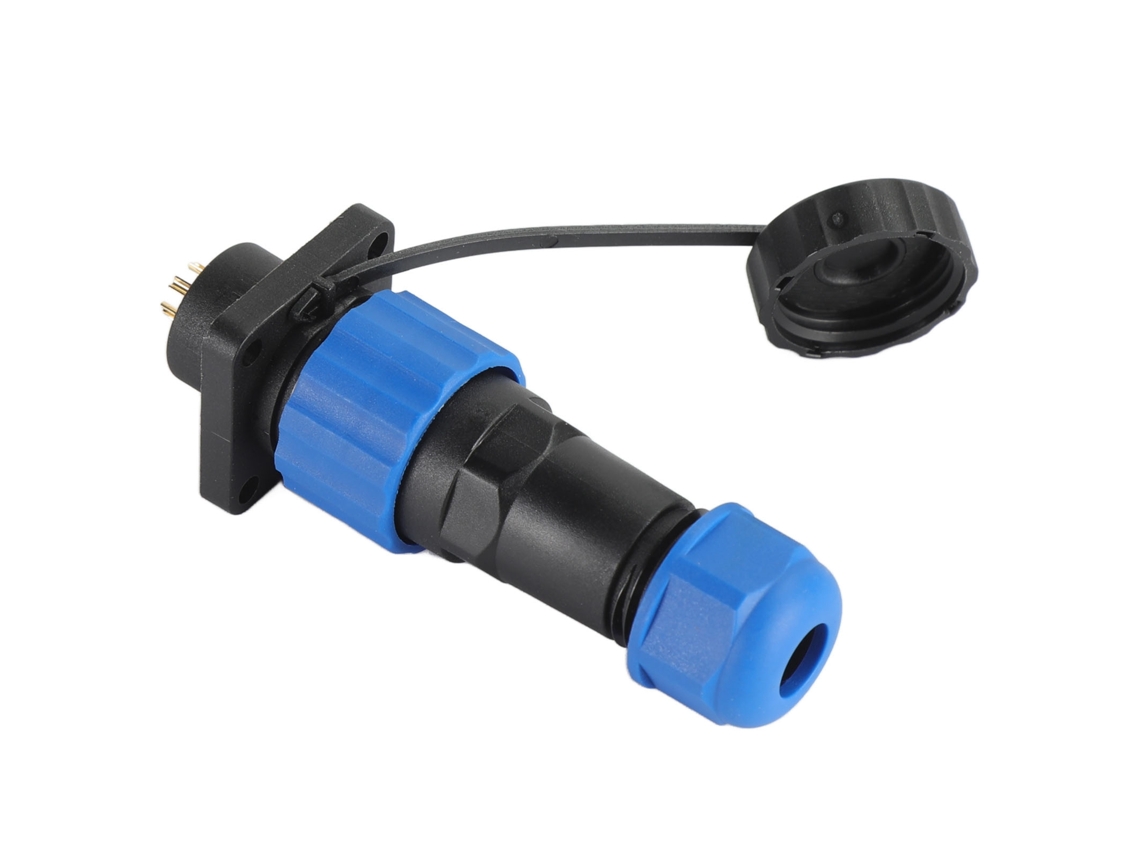 Omni-conector De Alimentación Aérea Cuadrado Impermeable Ip68, Enchufe Y Tomacorriente Industrial, 250v 5a, Sp166 Pin