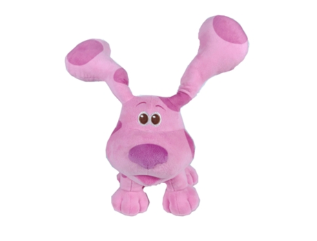 Lindo Muñeco de Peluche de Peluche de Animales de Dibujos Animados Perro Rosa 1 Piezas