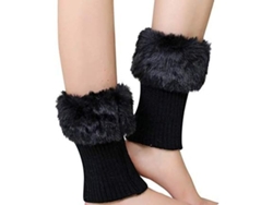 Calcetines Cortos De Ganchillo Cálidos Y Cómodos Para Botas, Ideales Para Mujeres Y Niñas, Perfectos Para El Invierno.