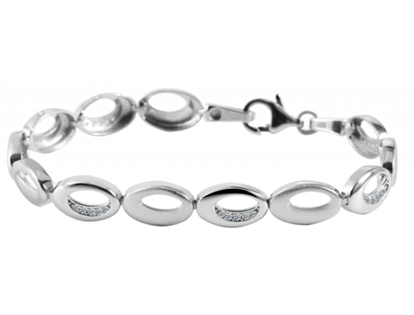Pulsera en Plata de Ley 925 Ammy Bañada en Rodio