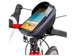 USHION Bolsa impermeable para manillar de bicicleta con soporte para teléfono.