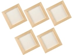 Paquete De 5 Fotos En Blanco - Ideal Para Proyectos De Manualidades Para Niños Y Niñas.