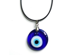 Colgante Ojo Turco Azul Lindo Collar De La Suerte Regalo De Cumpleaños Para Mujeres Niñas Tfl