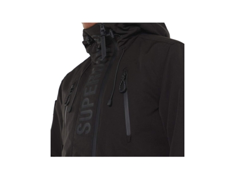 Cortaviento de Hombre SUPERDRY Ultimate Poliéster Negro (L)