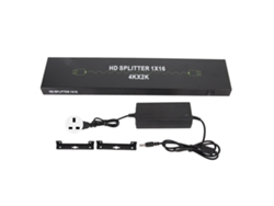 Divisor Hdmi 1 Entrada 16 Salidas 4k 30hz 3d 1x16 16 Puertos Divisor Hd Con Enchufe Uk