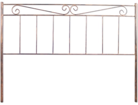 Cabecero de Forja FACTORY MUEBLES Valenciano, Negro Cobre Cama de 105 cm (110 cm x 125)